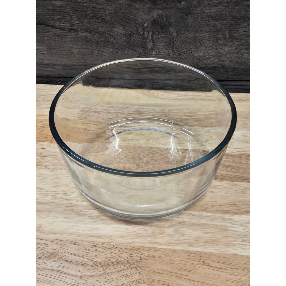 Anchor Hocking Clear Glass Mixing Bowl 7 Cup 1.75 QT 1.65L Round Kitchenware